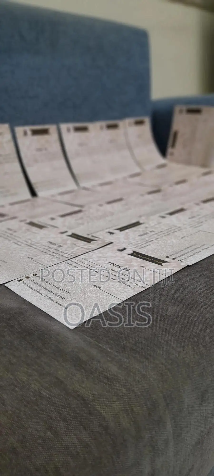 Business Card and Guarantee Letter