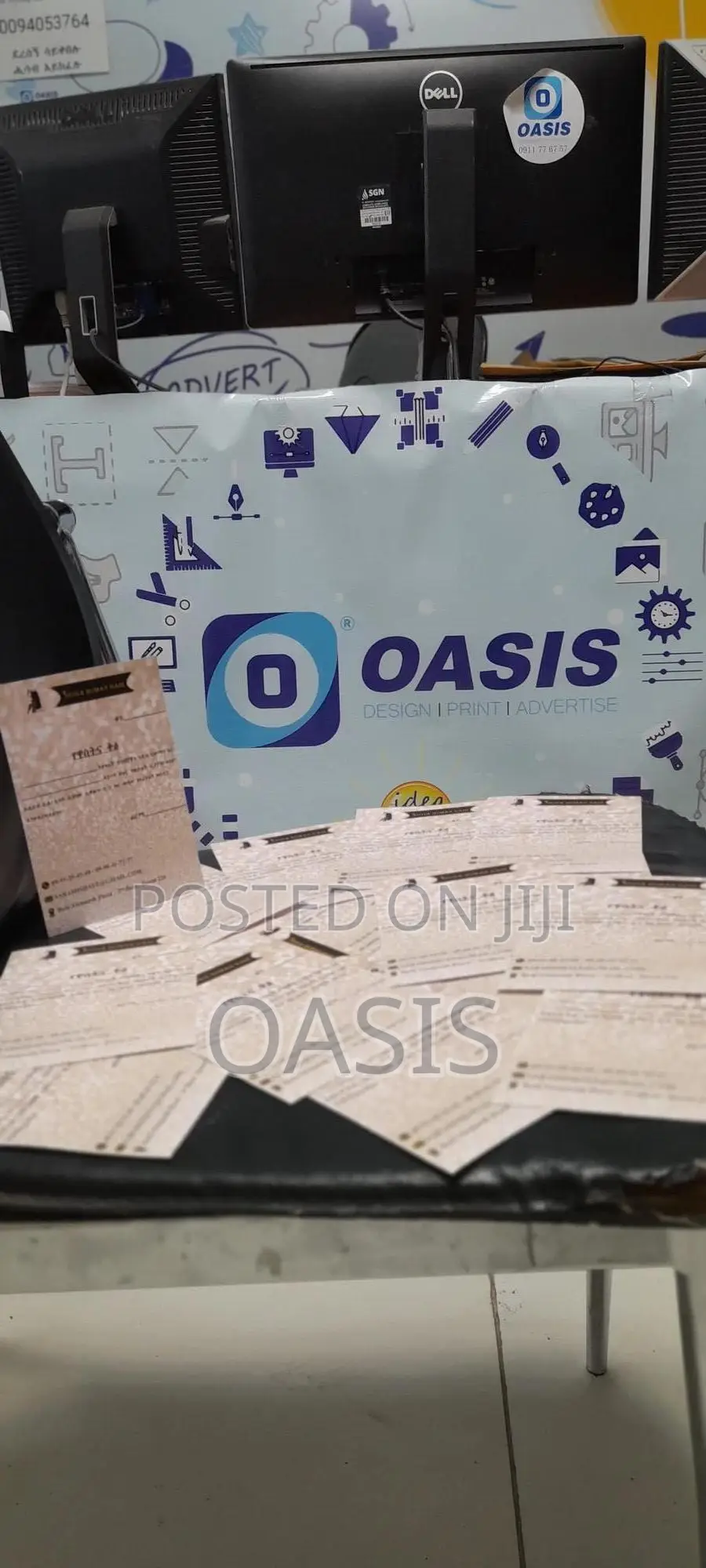 Business Card and Guarantee Letter