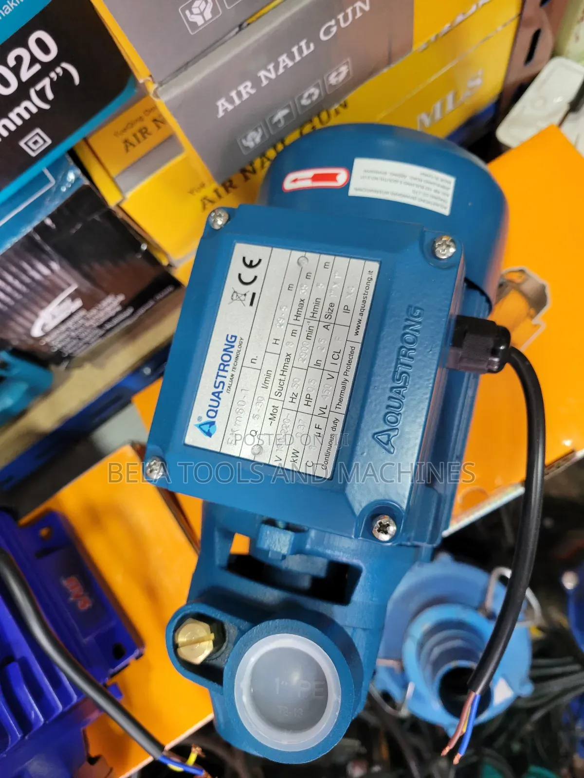 Original Aquastrong Water Pump 0.5hp Italy Standard