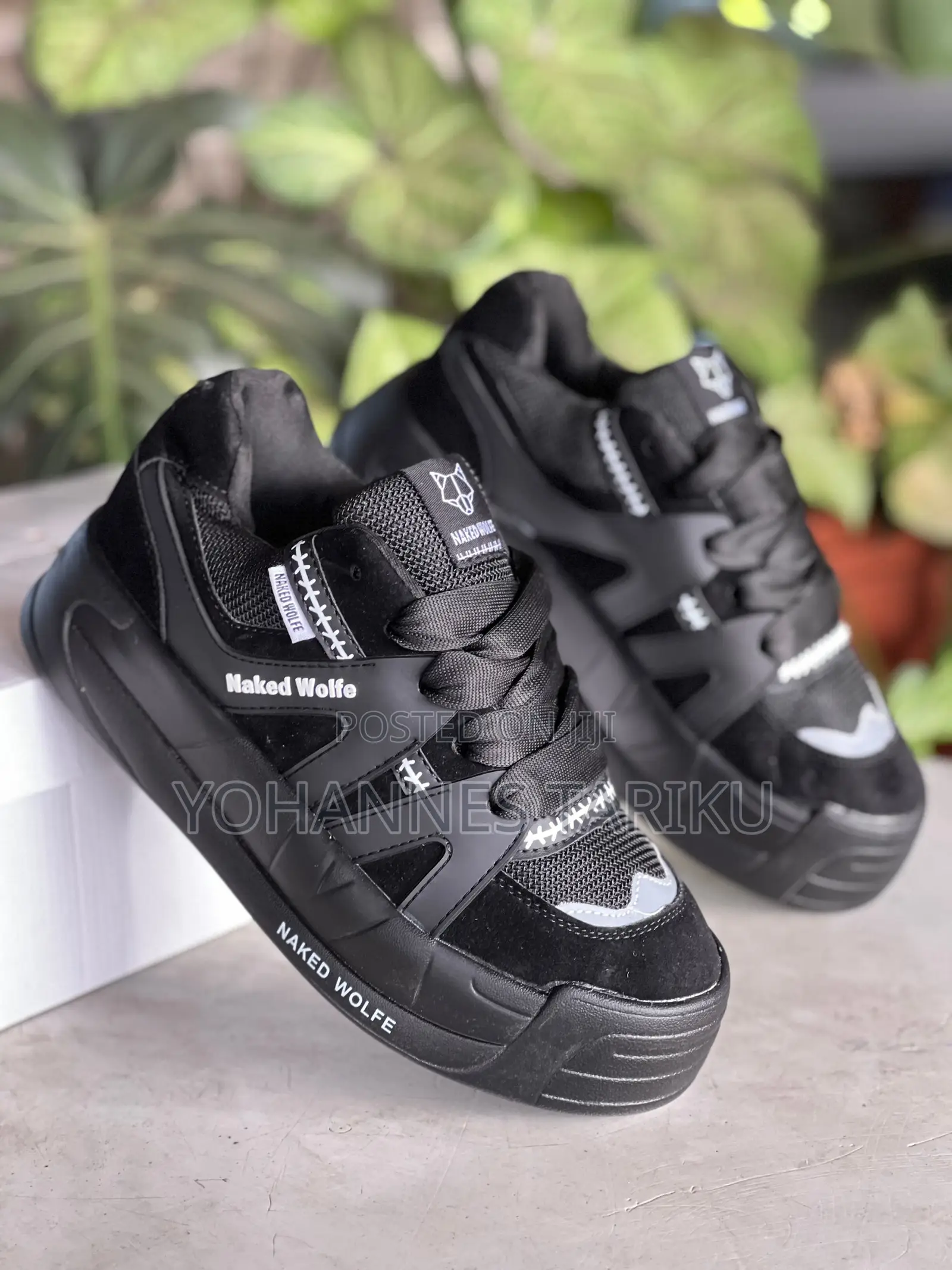 Naked Wolfe Black Colour Men's Shoe