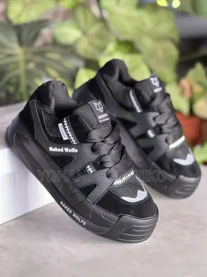 Naked Wolfe Black Colour Men's Shoe