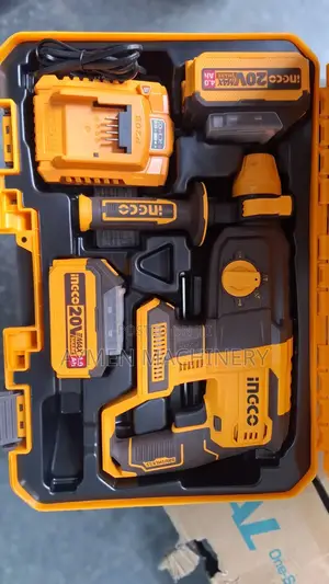 Ingco Brushless Chargeable Hammer Drill 4ah 20v