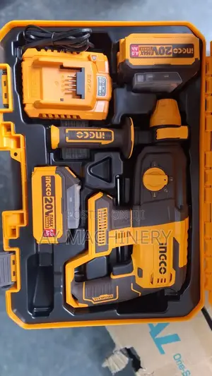 Ingco Brushless Chargeable Hammer Drill 4ah 20v