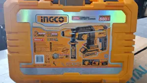 Ingco Brushless Chargeable Hammer Drill 4ah 20v