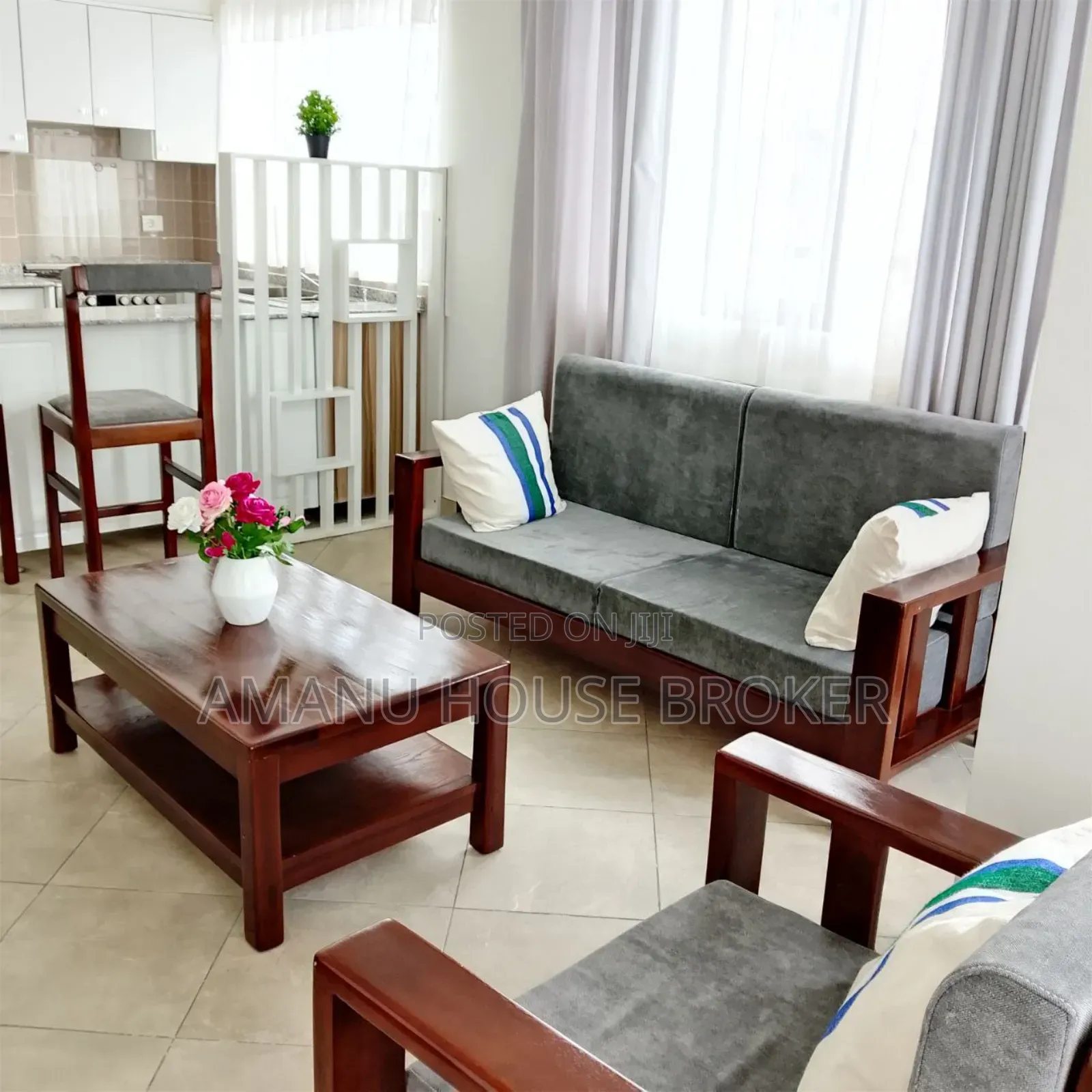 Furnished 1bdrm Apartment in Addis Abeba, Gullele for rent