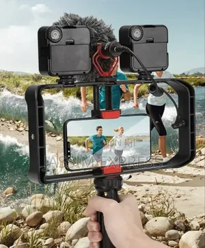 Vlogging Filmmaking Cage Stabilizer Grip Tripod Kit Handle