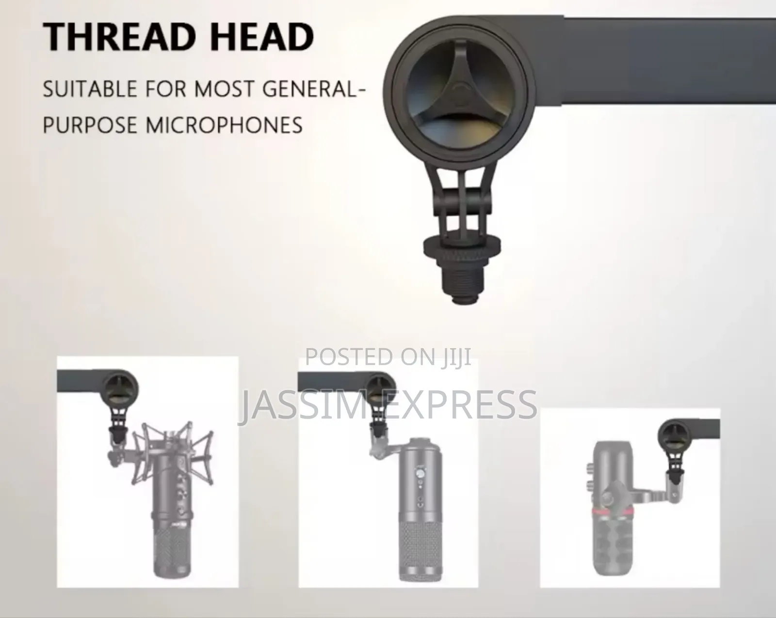 Professional Microphone Boom Arm እስከ 5kg መሸከም የሚቺል