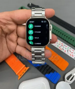 7 ማሰሪያዎች ያሉት Series 9 Smart Watch With High Quality Airpods