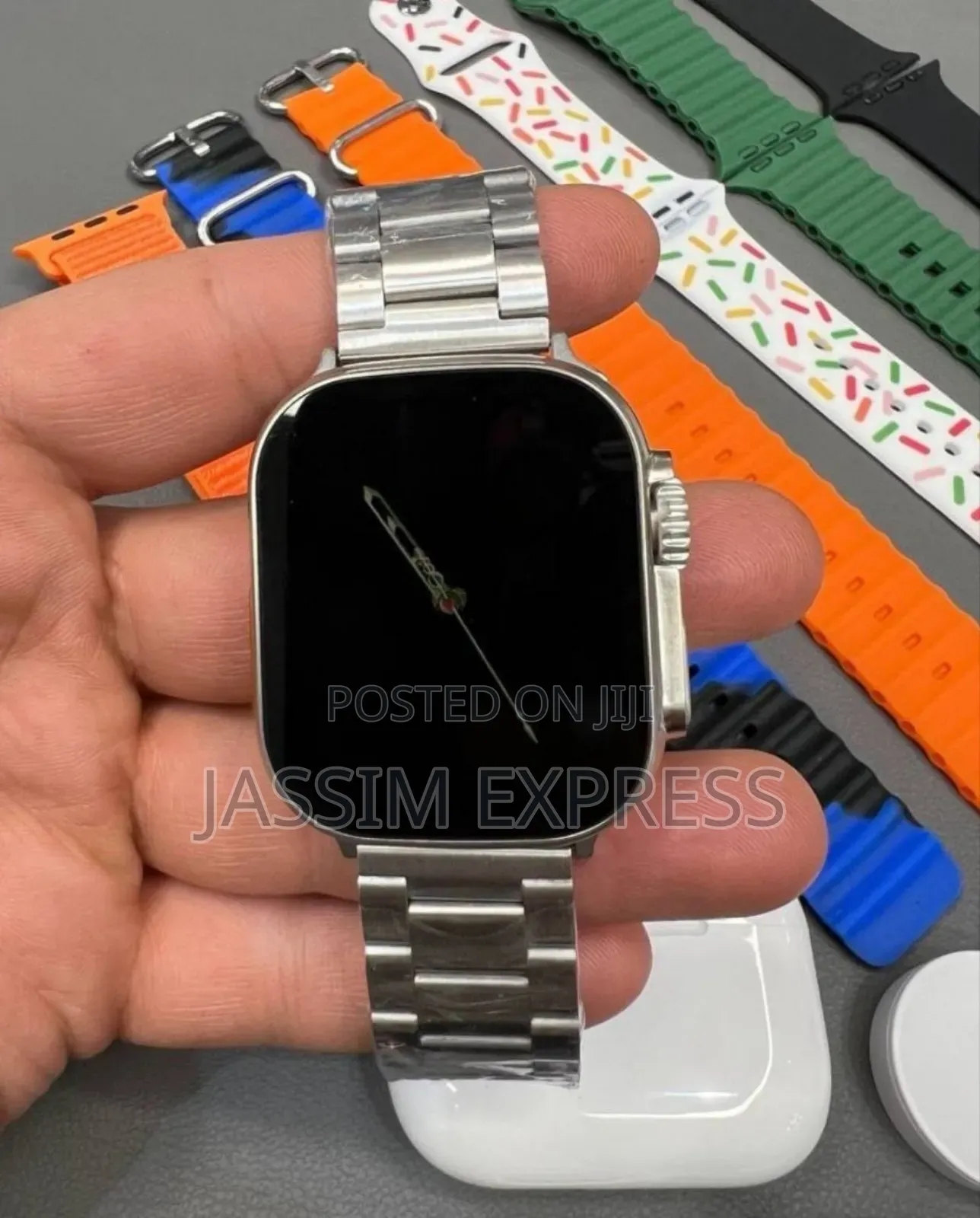 7 ማሰሪያዎች ያሉት Series 9 Smart Watch With High Quality Airpods