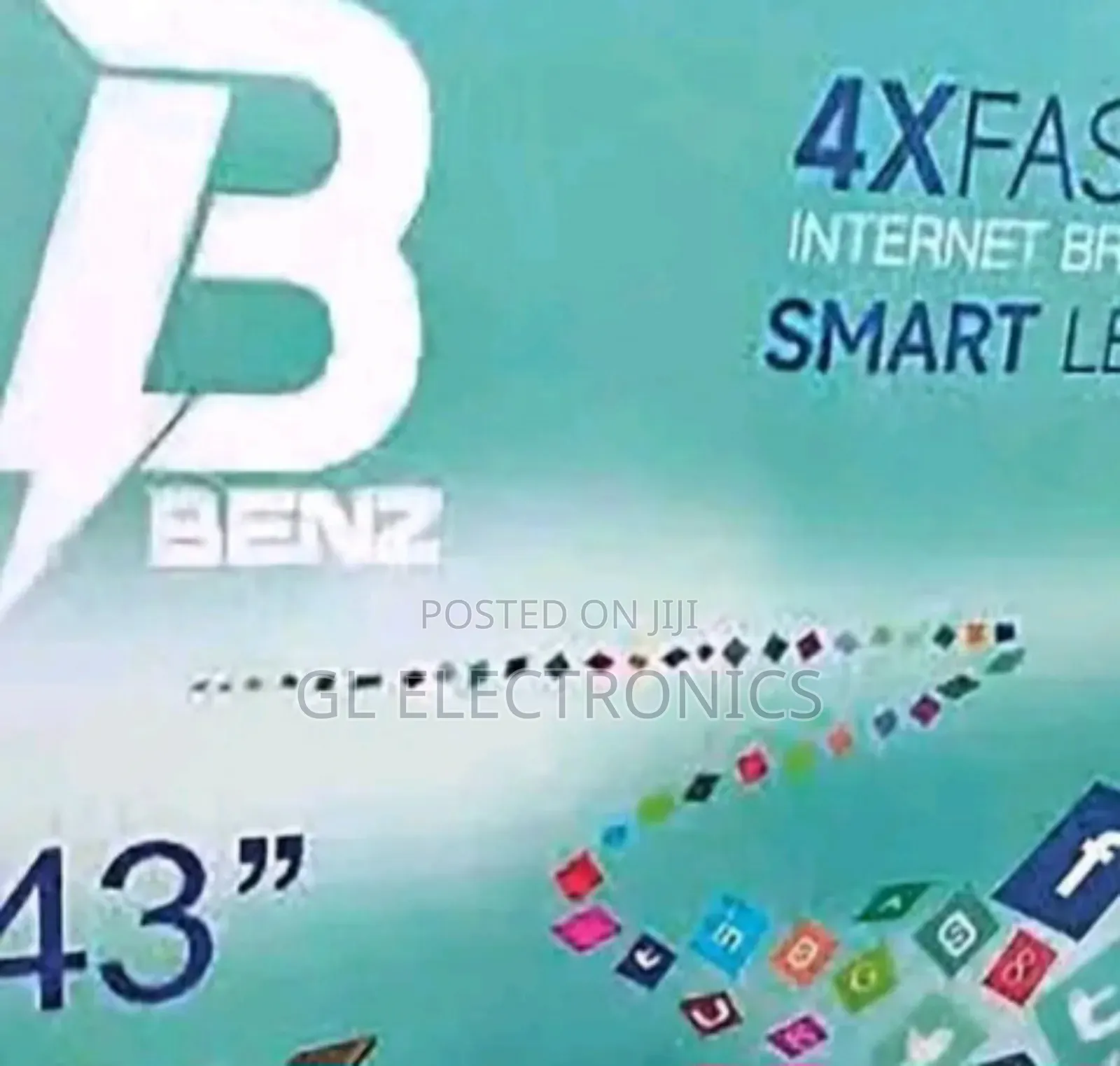 Benze 43 Inch Double Glass