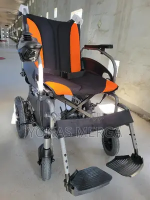 Electrical Wheelchair画凶ዊልቼር፭automatic Brakes and Suspension Systems.
