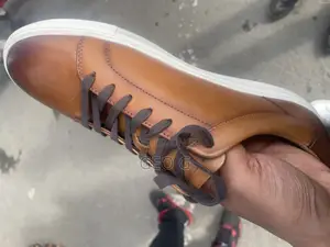 Photo - Leather Low-Top Sneakers