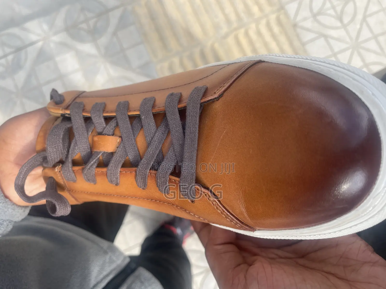 Leather Low-Top Sneakers