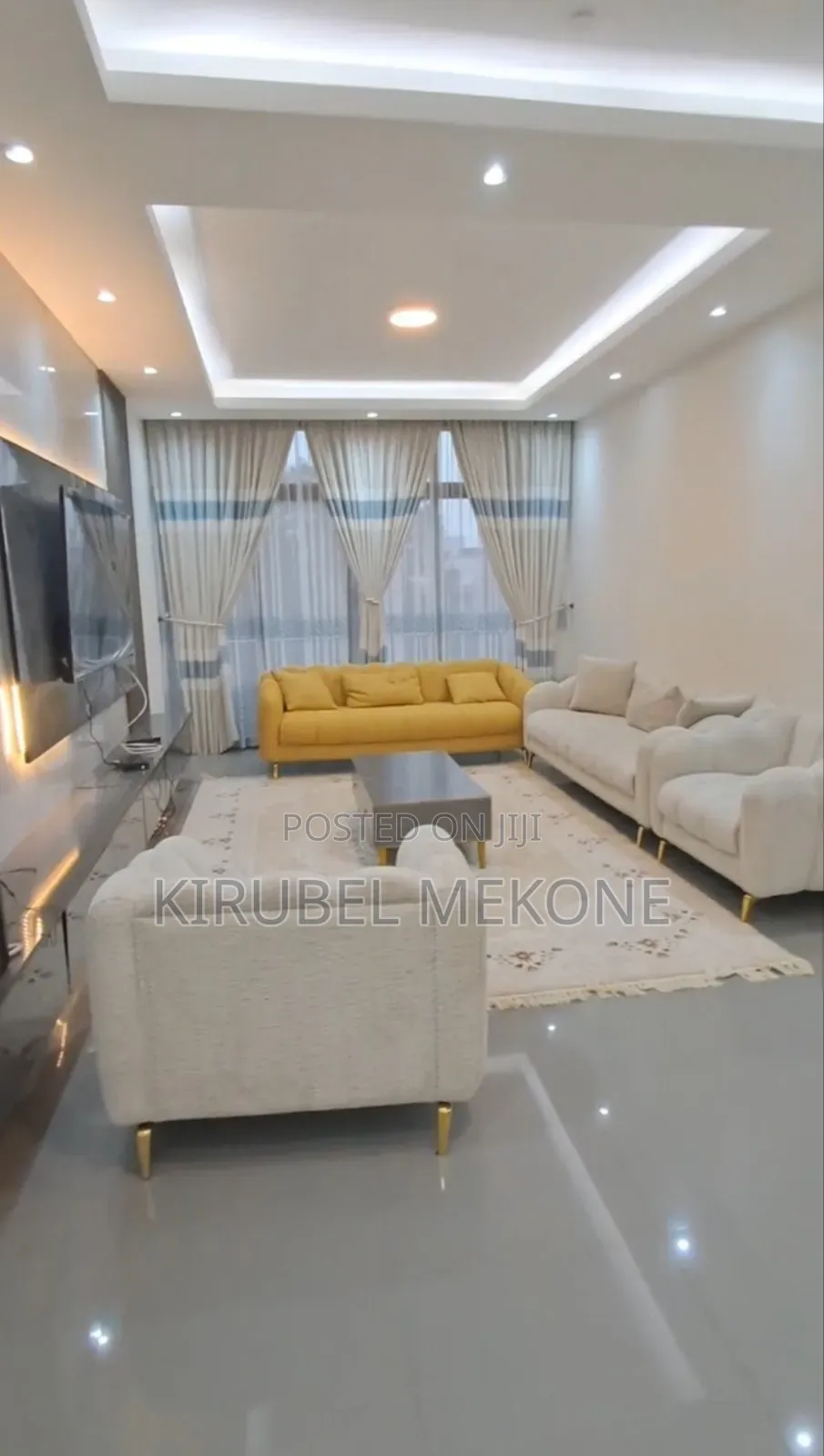 Furnished 3bdrm Apartment in Bole for rent