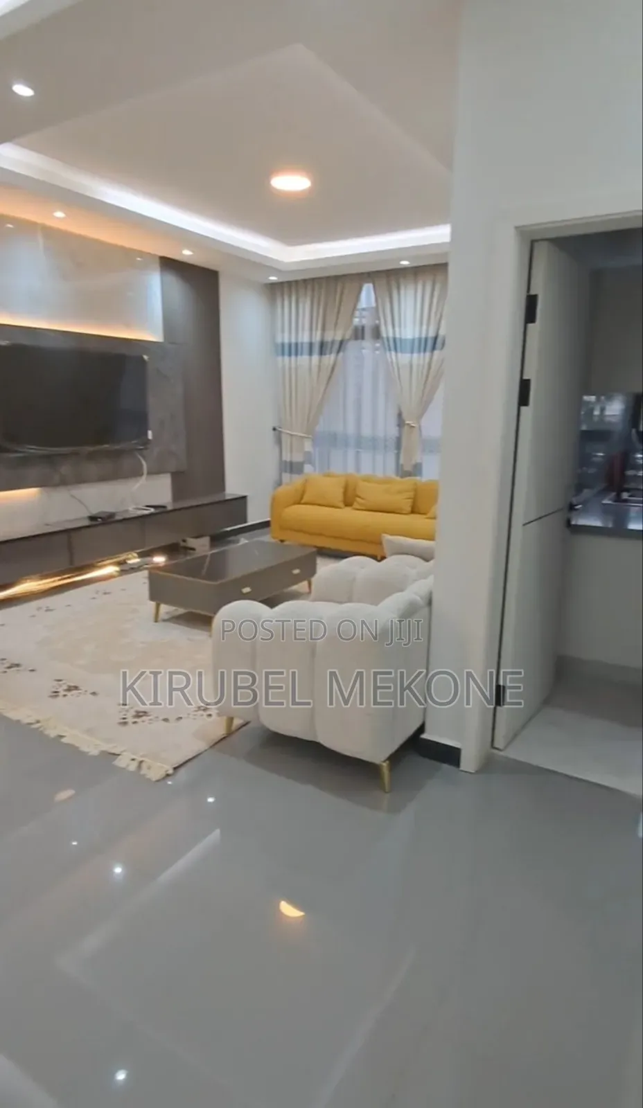 Furnished 3bdrm Apartment in Bole for rent
