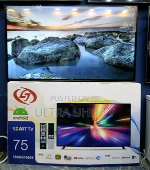 Lj 75 Inch Double Glass Smart Ultra Uhd Tv Youtube Accsse