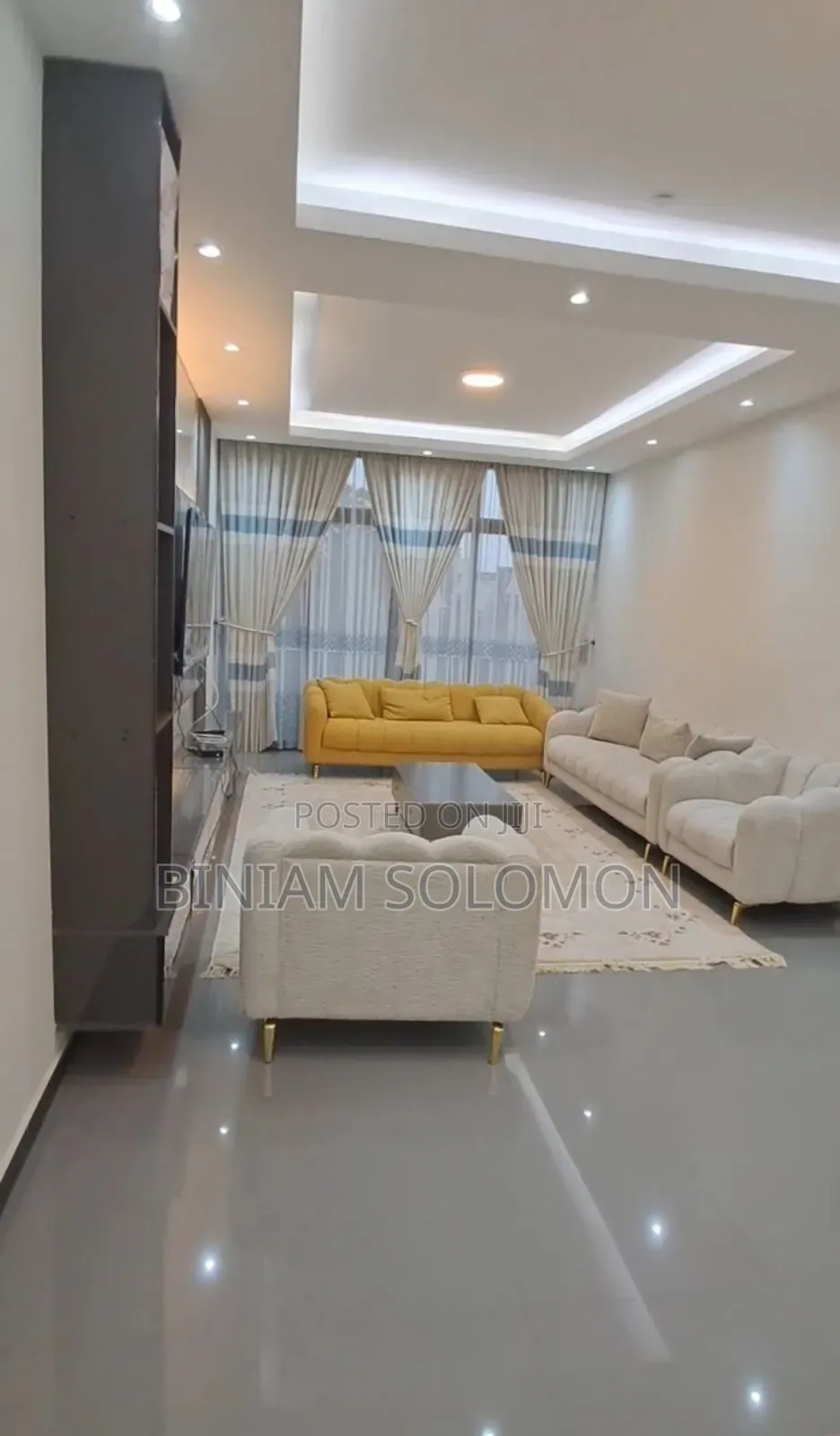 Furnished 3bdrm Apartment in Bole for rent
