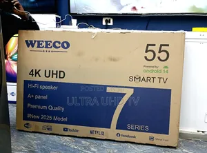 Weeco 55 Inch Smart Double Glass Smart 7 Series Tv