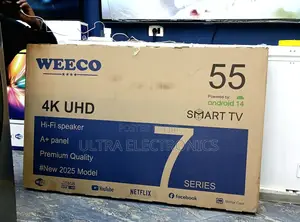 Weeco 55 Inch Smart Double Glass Smart 7 Series Tv