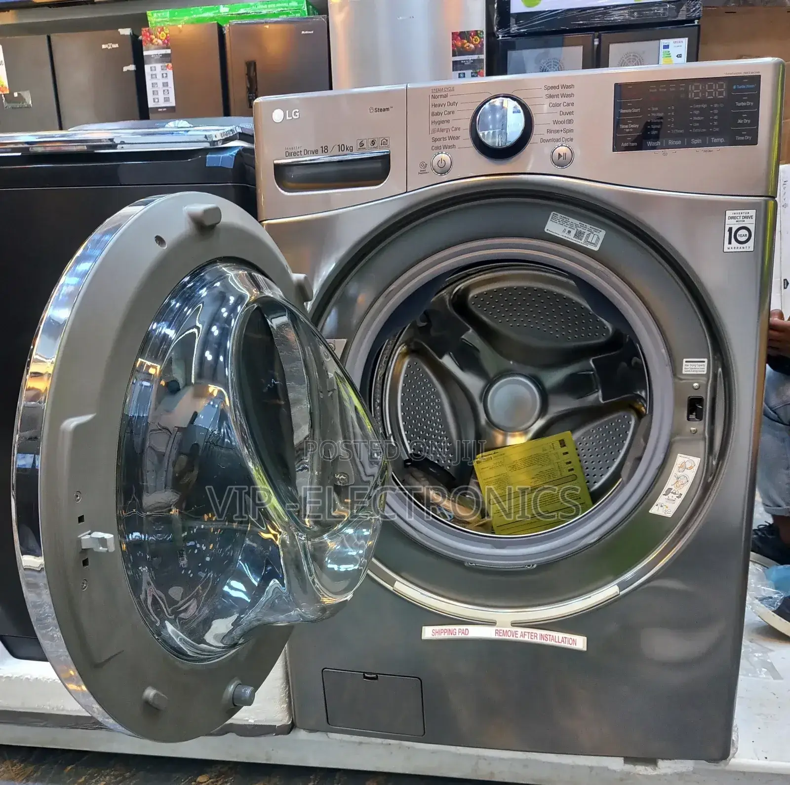 Lg Automatic Washing Machine 18/10kg Full Automatic Steam Direct Drive