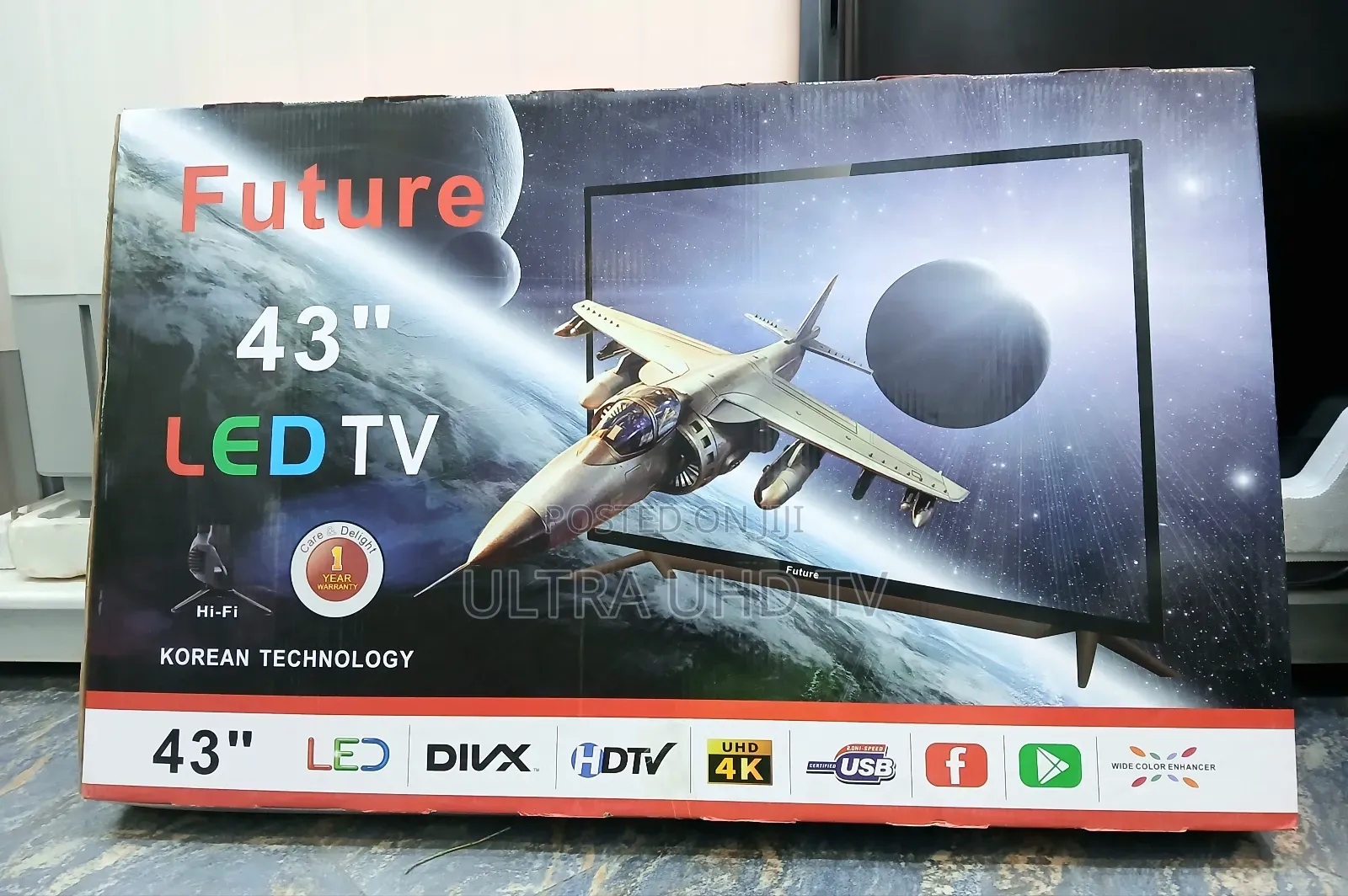Future 43 Inch Smart Double Glass New Led Tb
