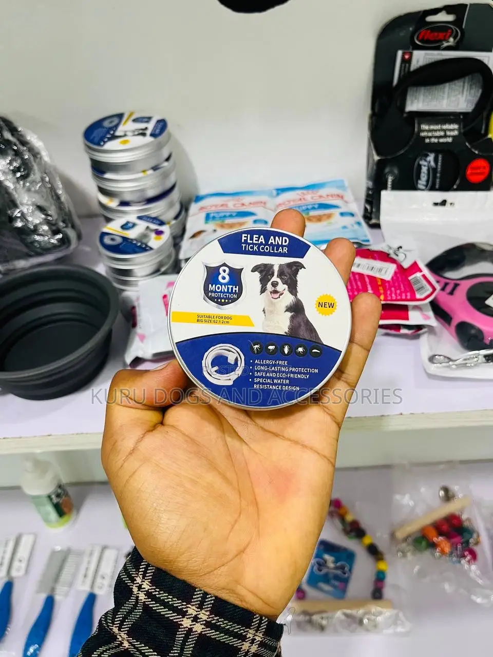 Dog Anti Fleas and Ticks Collar and Drop