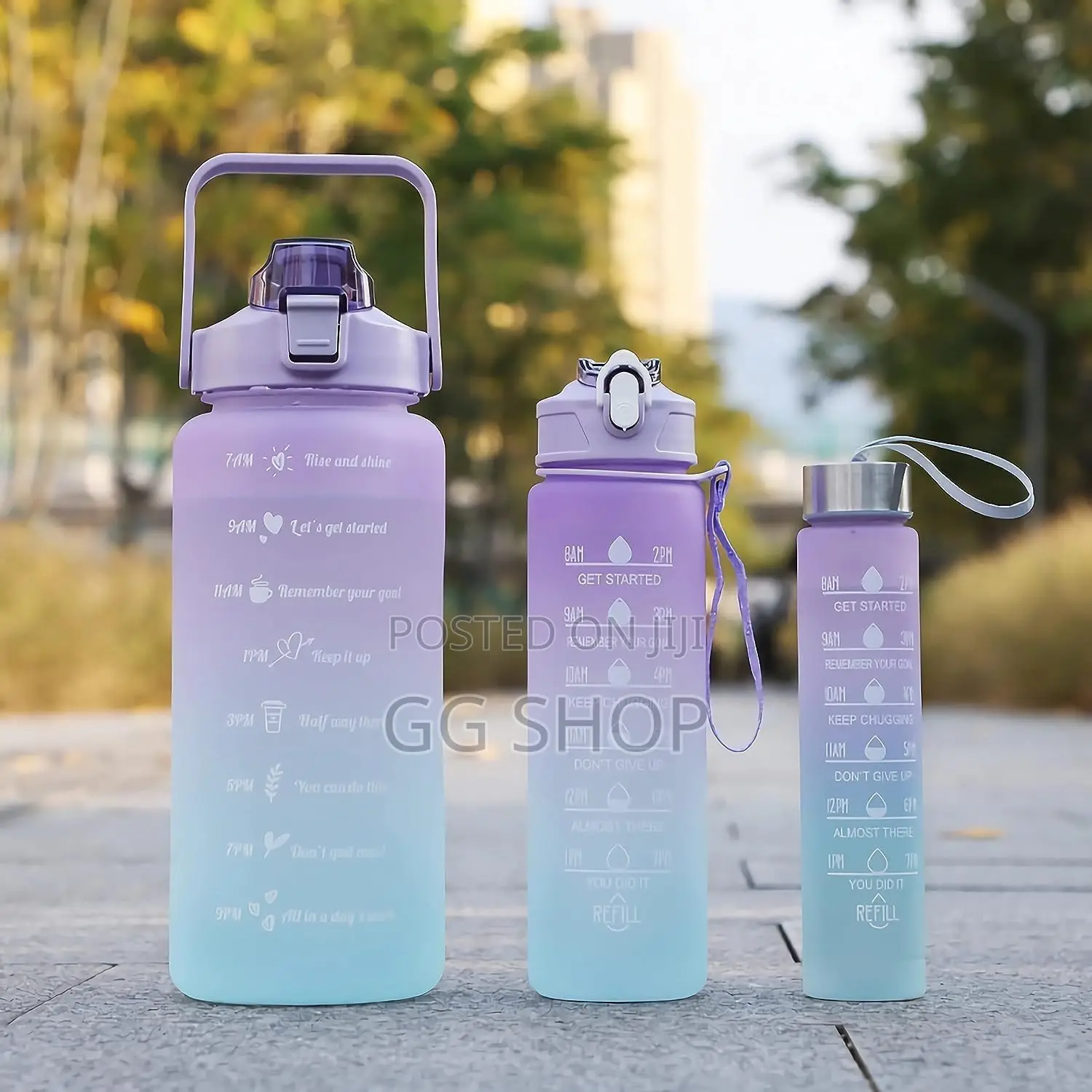 Kids Gym 3in1 Water Bottles