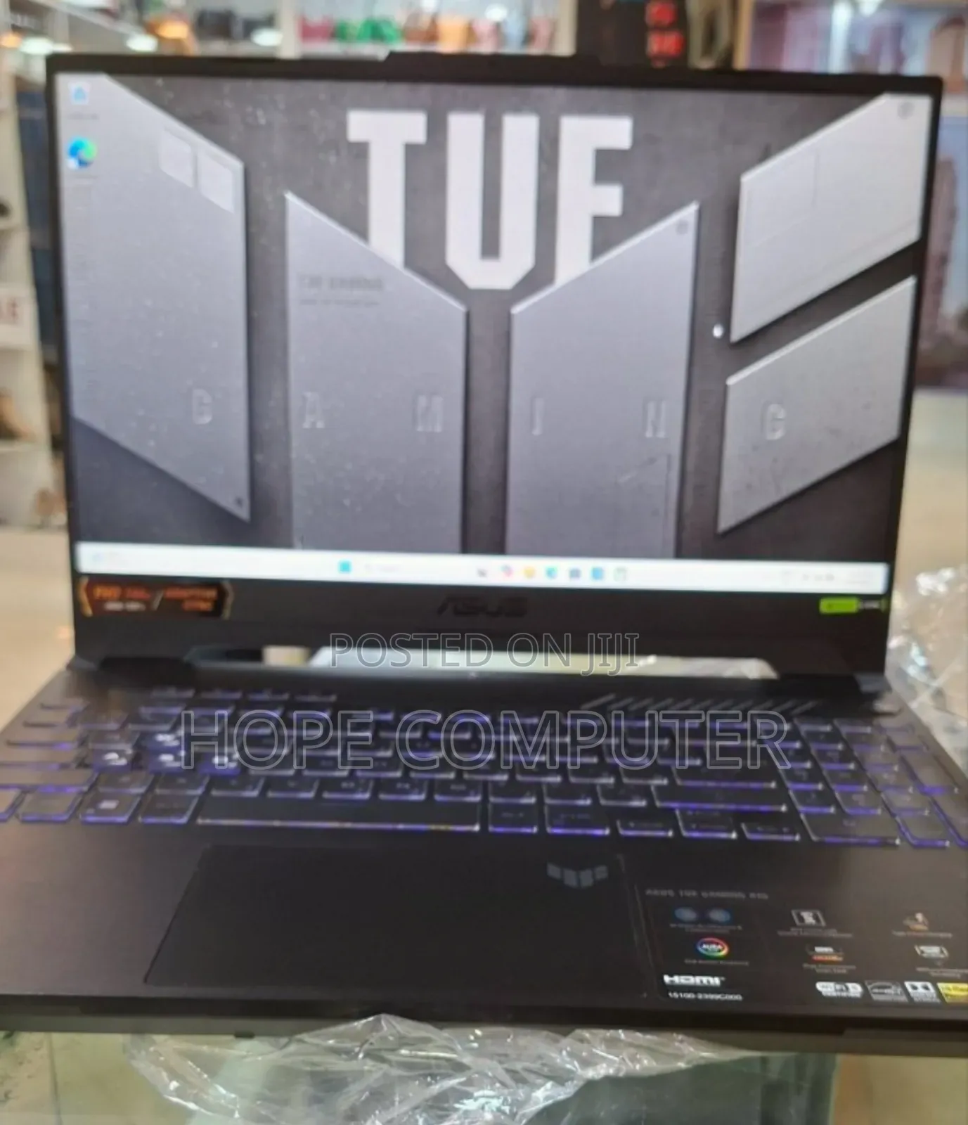 New Laptop Asus TUF Gaming A15 16GB AMD Ryzen 7 SSD 512GB