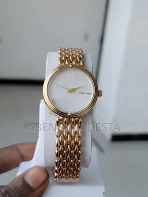 Calvin Klein Twisted Women's Watch With a Gold-Tone Stainless Steel