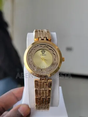 Versace Ladies' Watch With a Gold-Tone Bracelet