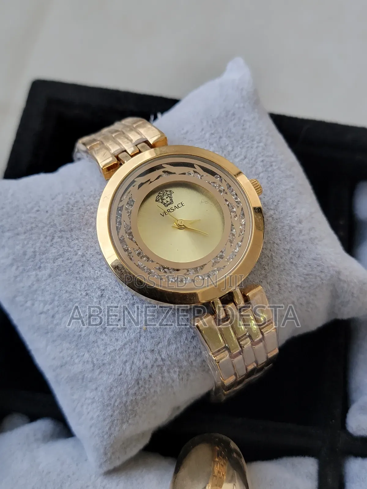 Versace Ladies' Watch With a Gold-Tone Bracelet