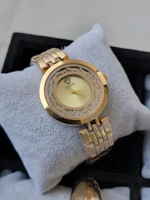Versace Ladies' Watch With a Gold-Tone Bracelet