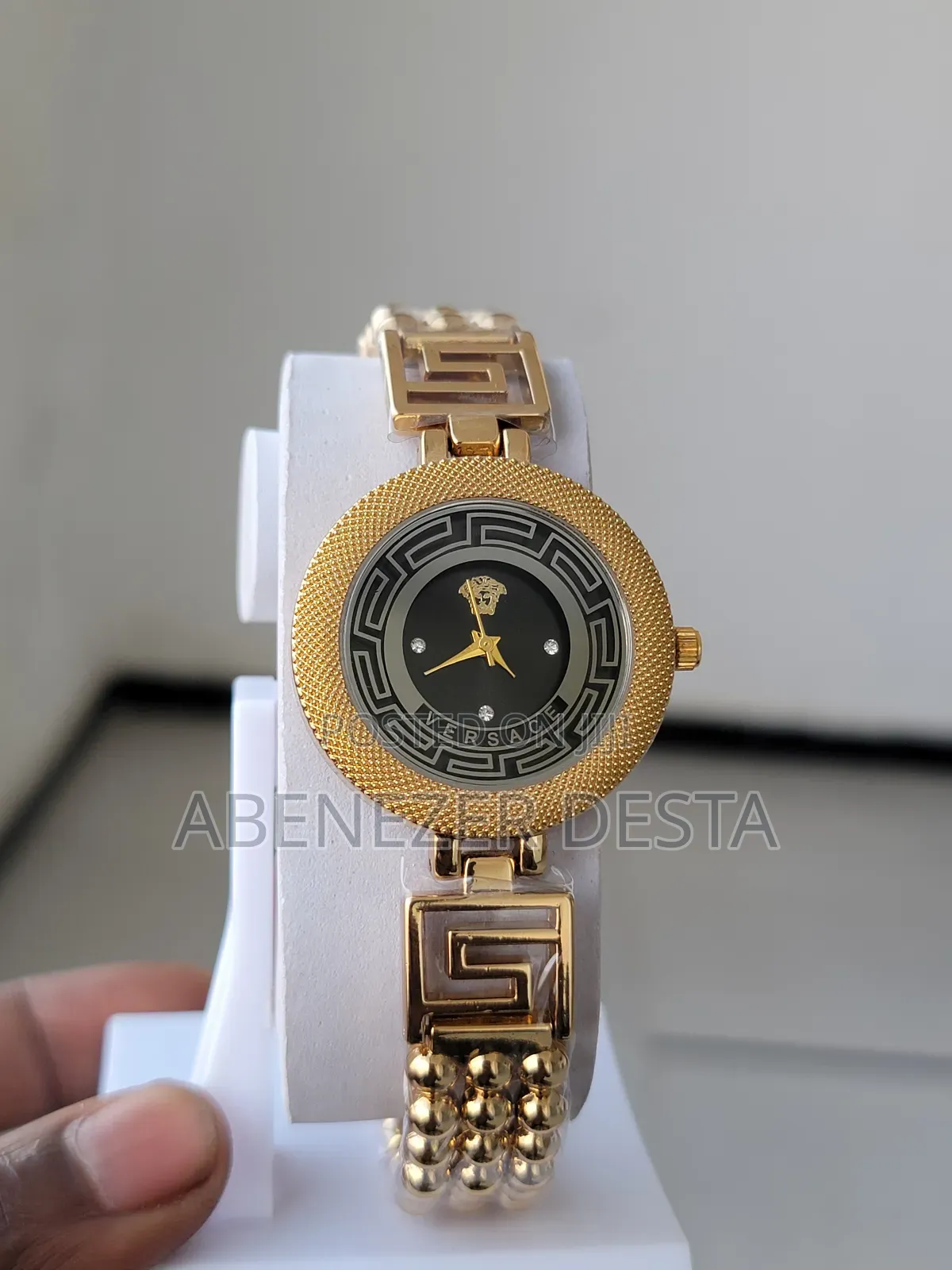 Versace Greca Chic Women's Watch With a Gold-Colored Stainless Steel