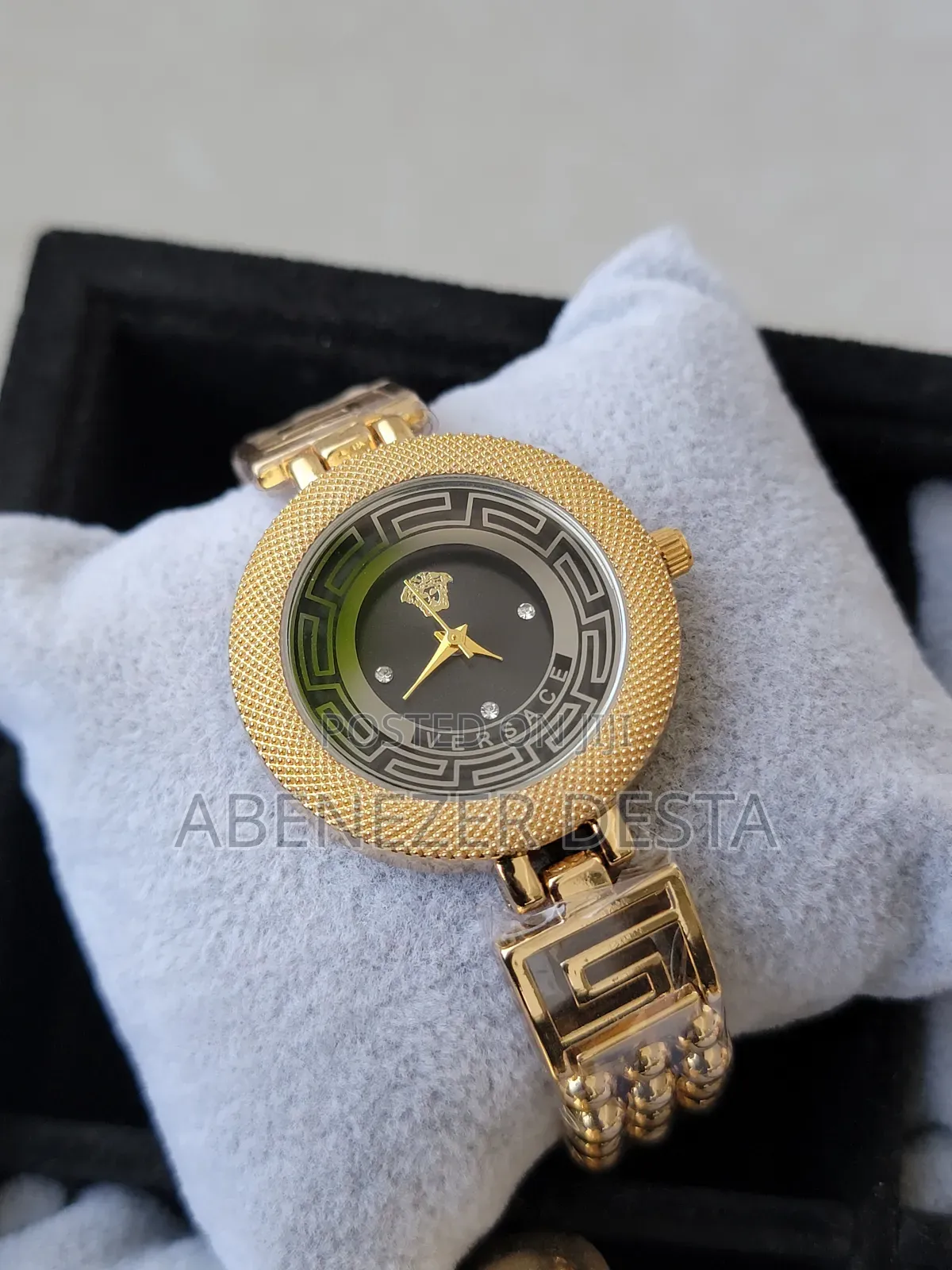 Versace Greca Chic Women's Watch With a Gold-Colored Stainless Steel