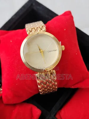 Calvin Klein Twisted Bezel Women's Watch With a Gold-Tone