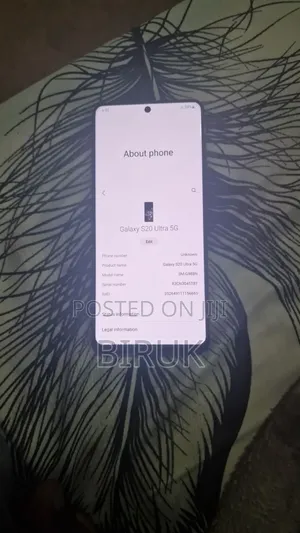 Samsung Galaxy S20 Ultra 5G 256 GB Black