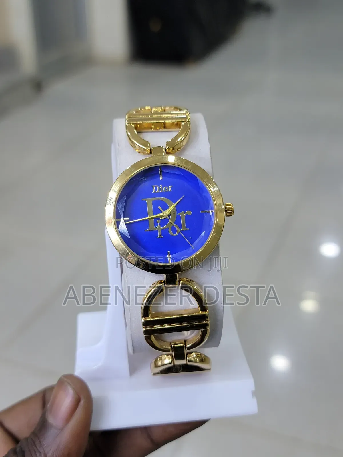 Is a Dior La D De Dior Women's Watch With a Gold-Tone Blue Surface