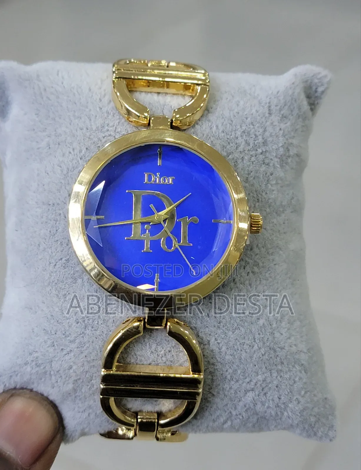 Is a Dior La D De Dior Women's Watch With a Gold-Tone Blue Surface