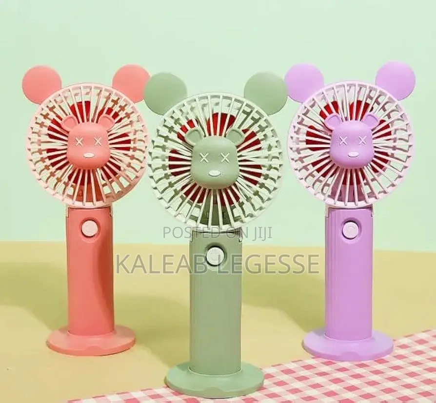 Portable Mini Desk Fan With Phone Stand