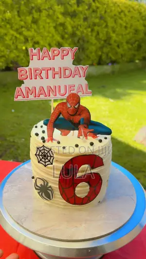 Photo - Spider Man Cake for Birthday Fresh and Tasty