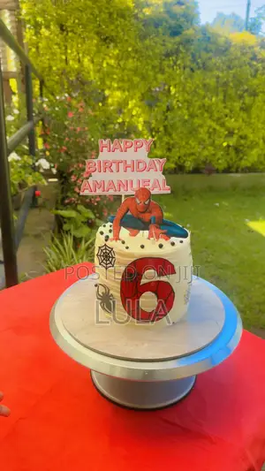 Spider Man Cake for Birthday Fresh and Tasty