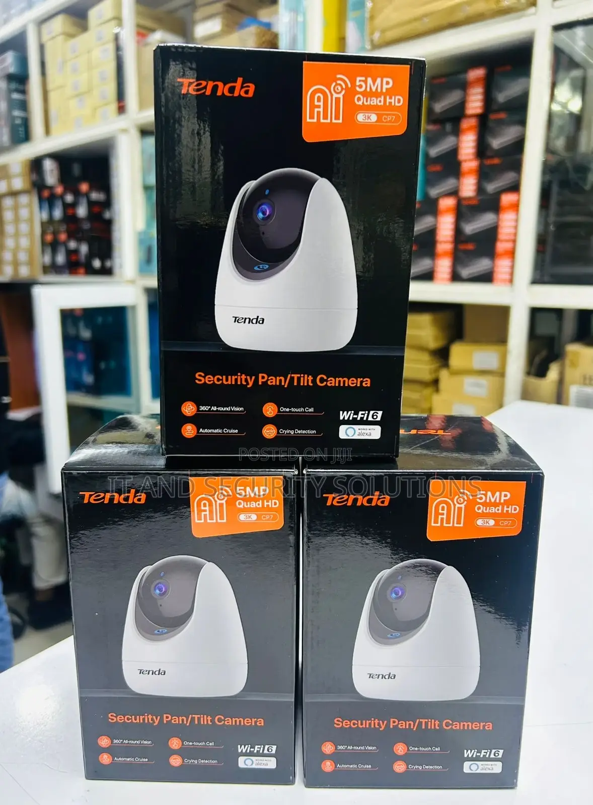Tenda 5mp Ai Wireless Security Camera PTZ Ezviz Imou Hikvision