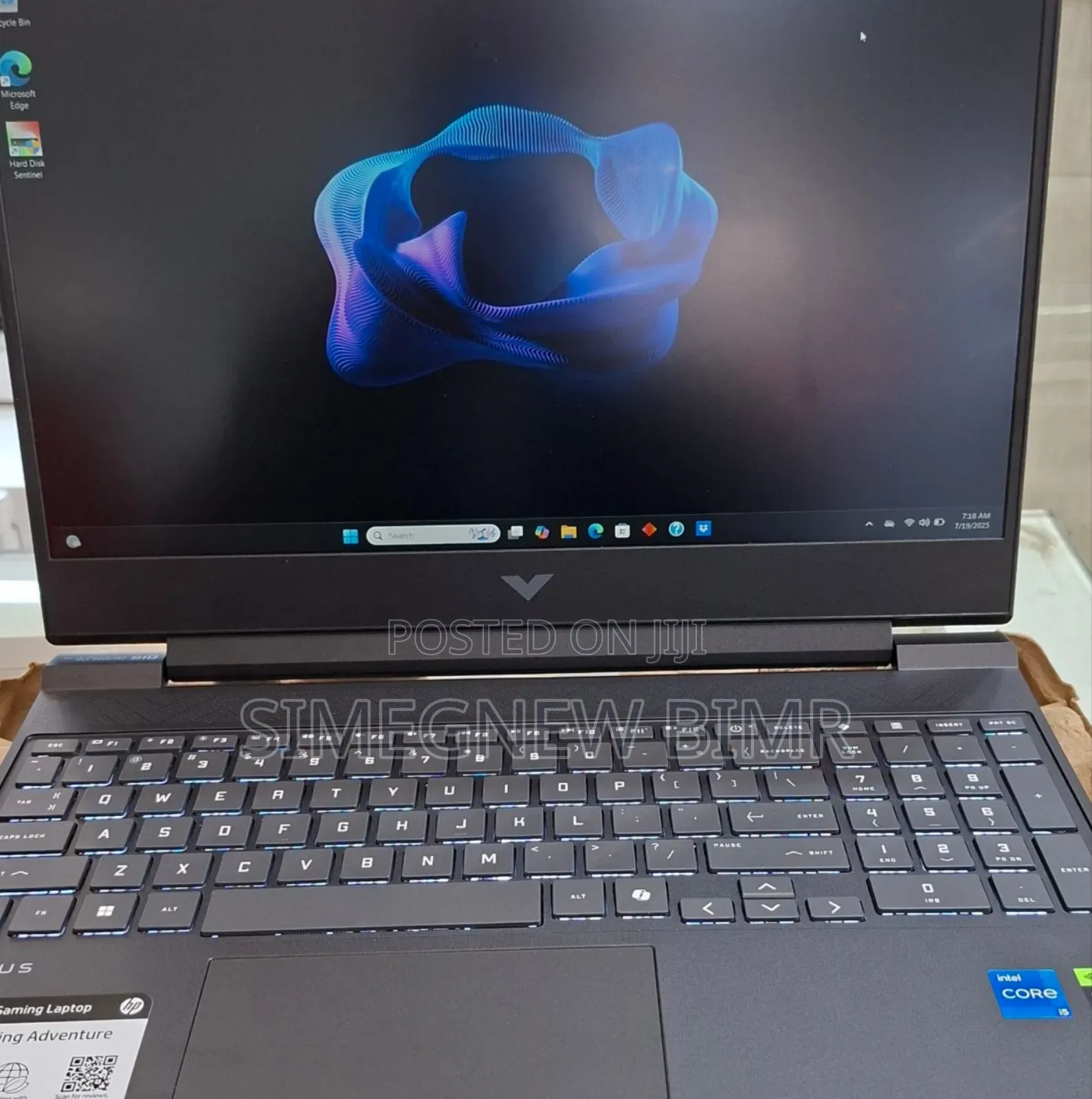 New Laptop HP Victus 15 16GB Intel Core I5 SSD 512GB