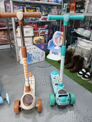 Photo - Kids Kick Scooter, Foldable Scooter With Music, Led Lighted Wheels