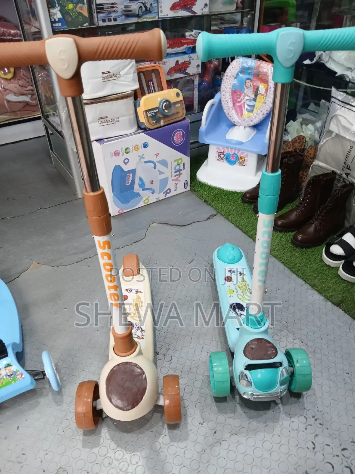 Kids Kick Scooter, Foldable Scooter With Music, Led Lighted Wheels