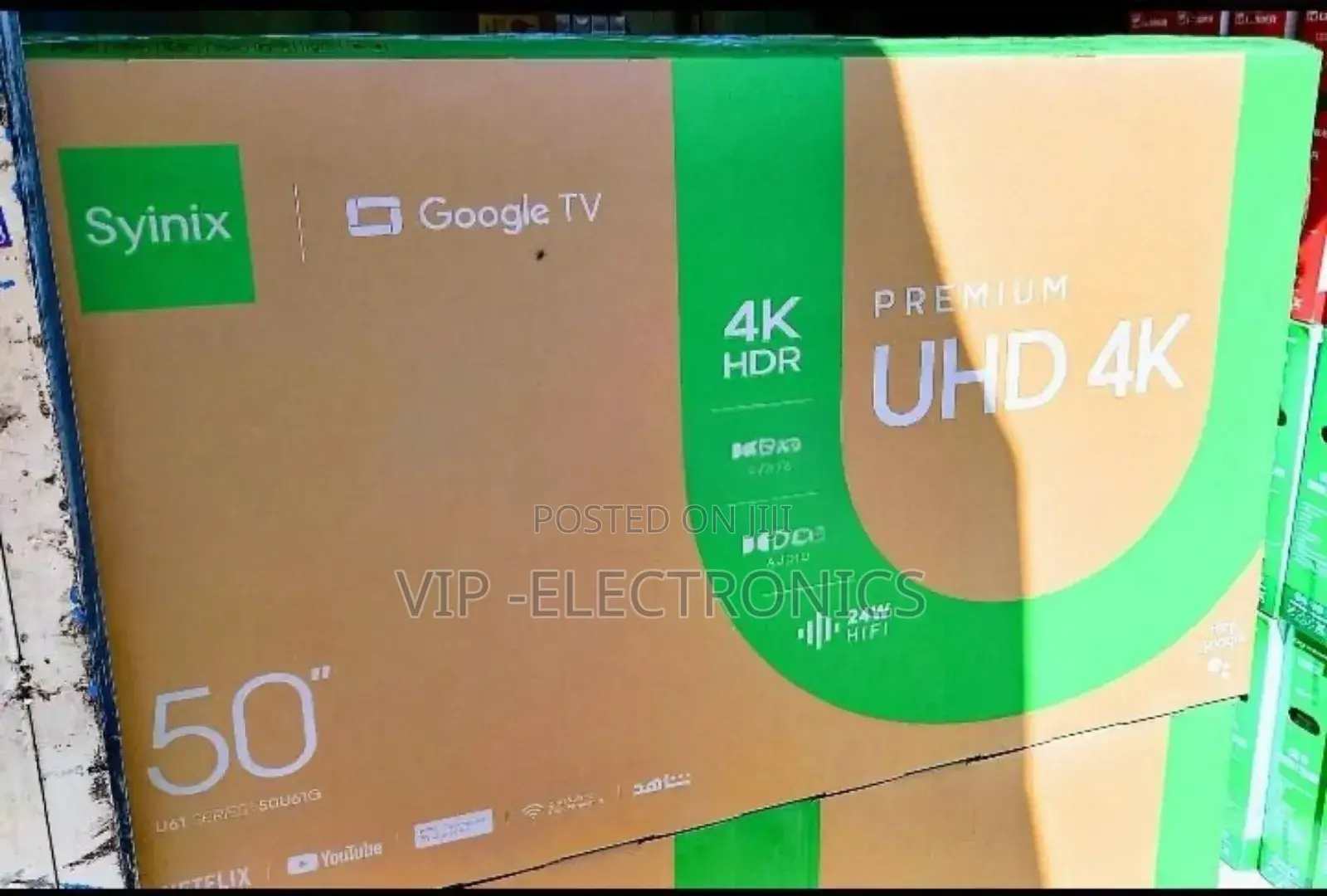 Syinix 50 Inch Tv Smart Uhd Frameless Google Tv New 2025 Products