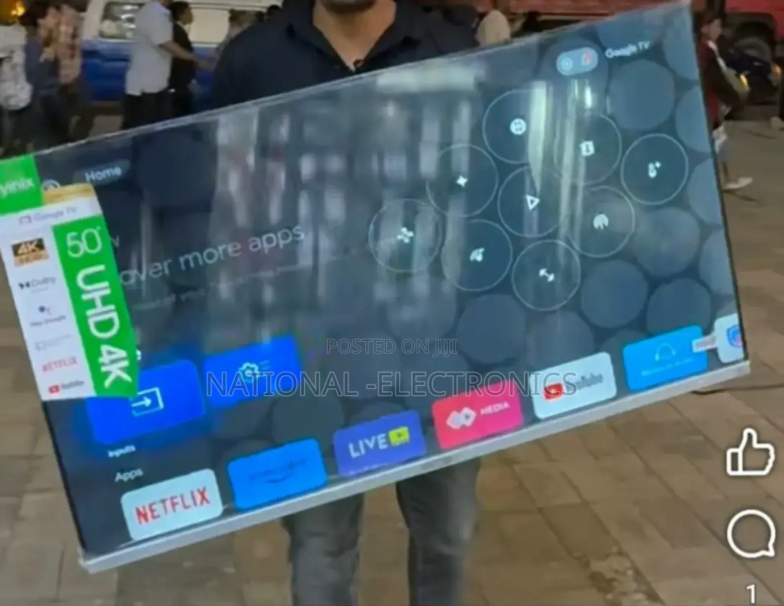 Syinix 50 Inch Tv Smart Uhd Frameless Google Tv New 2025 Products