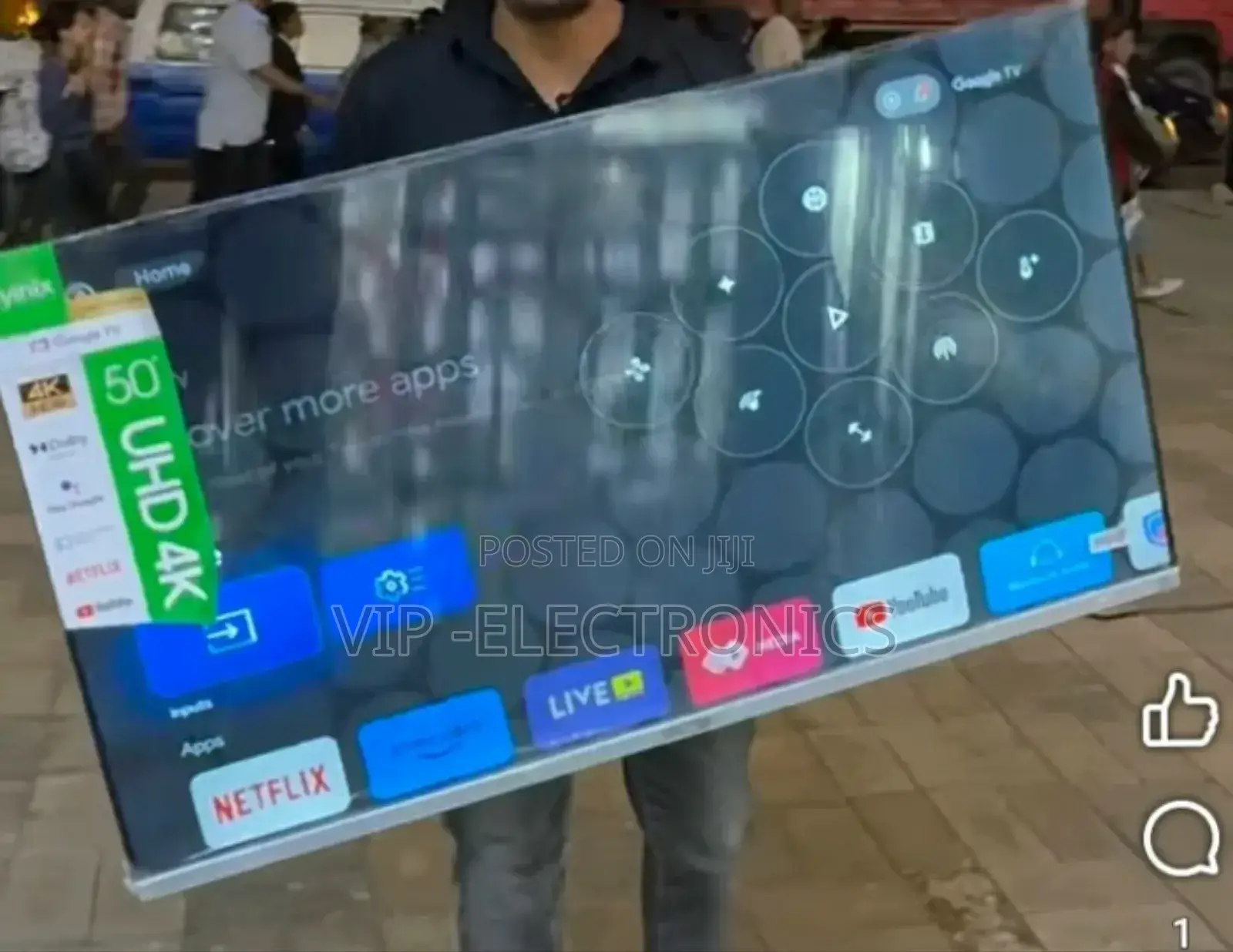 Syinix 50 Inch Tv Smart Uhd Frameless Google Tv New 2025 Products