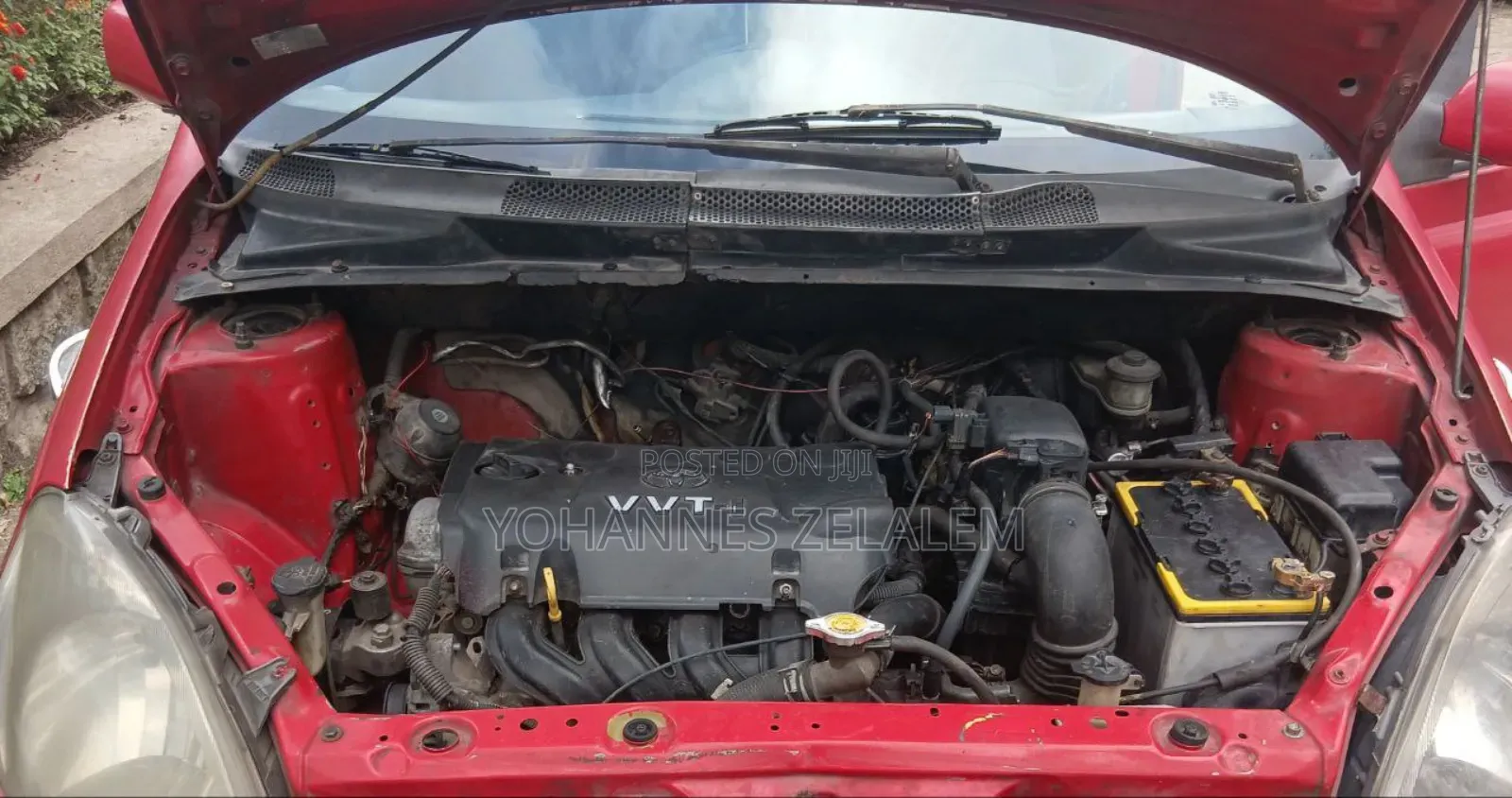 Toyota Vitz 2002 Red