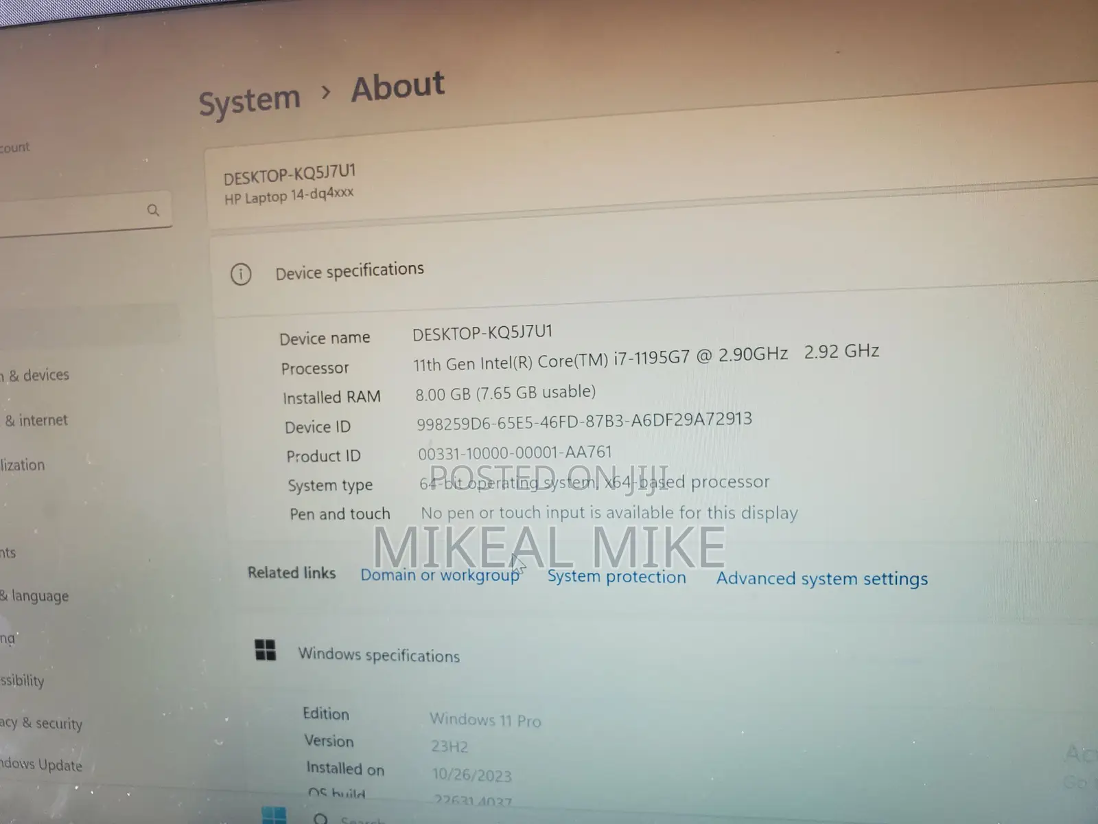 New Laptop HP EliteBook 840 8GB Intel Core I7 SSD 128GB